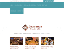 Tablet Screenshot of jacarandacc.com